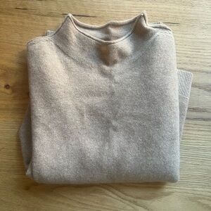 Anthropologie Pilcro Alani Cashmere Mock-Neck Sweater